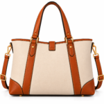 Vefri Signature Two-Tone Tote Bag – Premium Leather Handbag for Women - Image 2