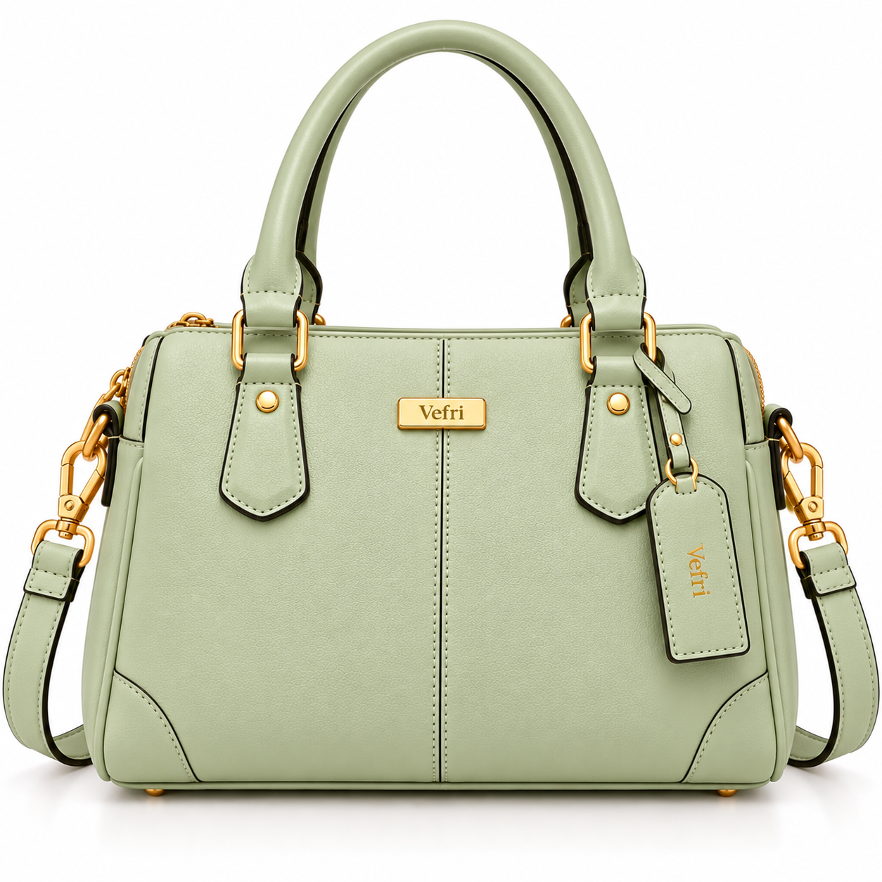 main view 7 Vefri Signature Satchel Bag – Premium Leather Satchel for Women - Image 1